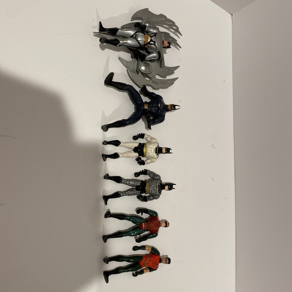 LOT OF 6‎ LOOSE BATMAN ACTION FIGURES